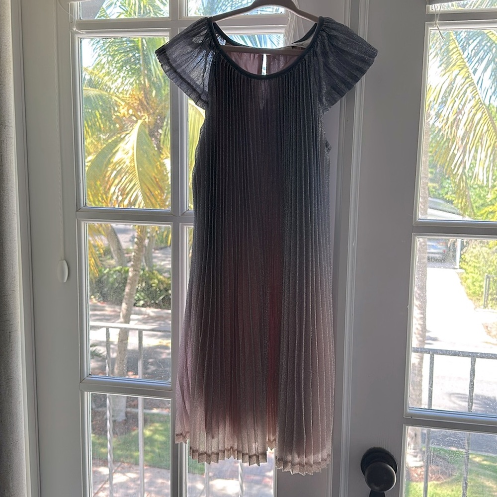 NWOT sparkly pleated dress US10